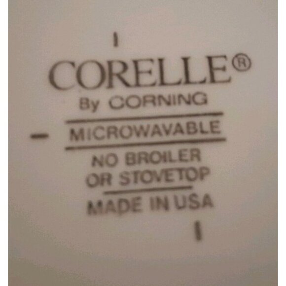 Corelle Country Cottage appetizer Plates 6.75 inch floral trim Set of 6 - Picture 3 of 6